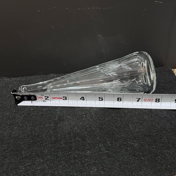 Vintage Automobile Limousine Glass Bud Vases Set of 2 - Picture 8 of 15